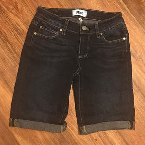 Paige Kayla Rolled Bermuda Denim Shorts ~ A209